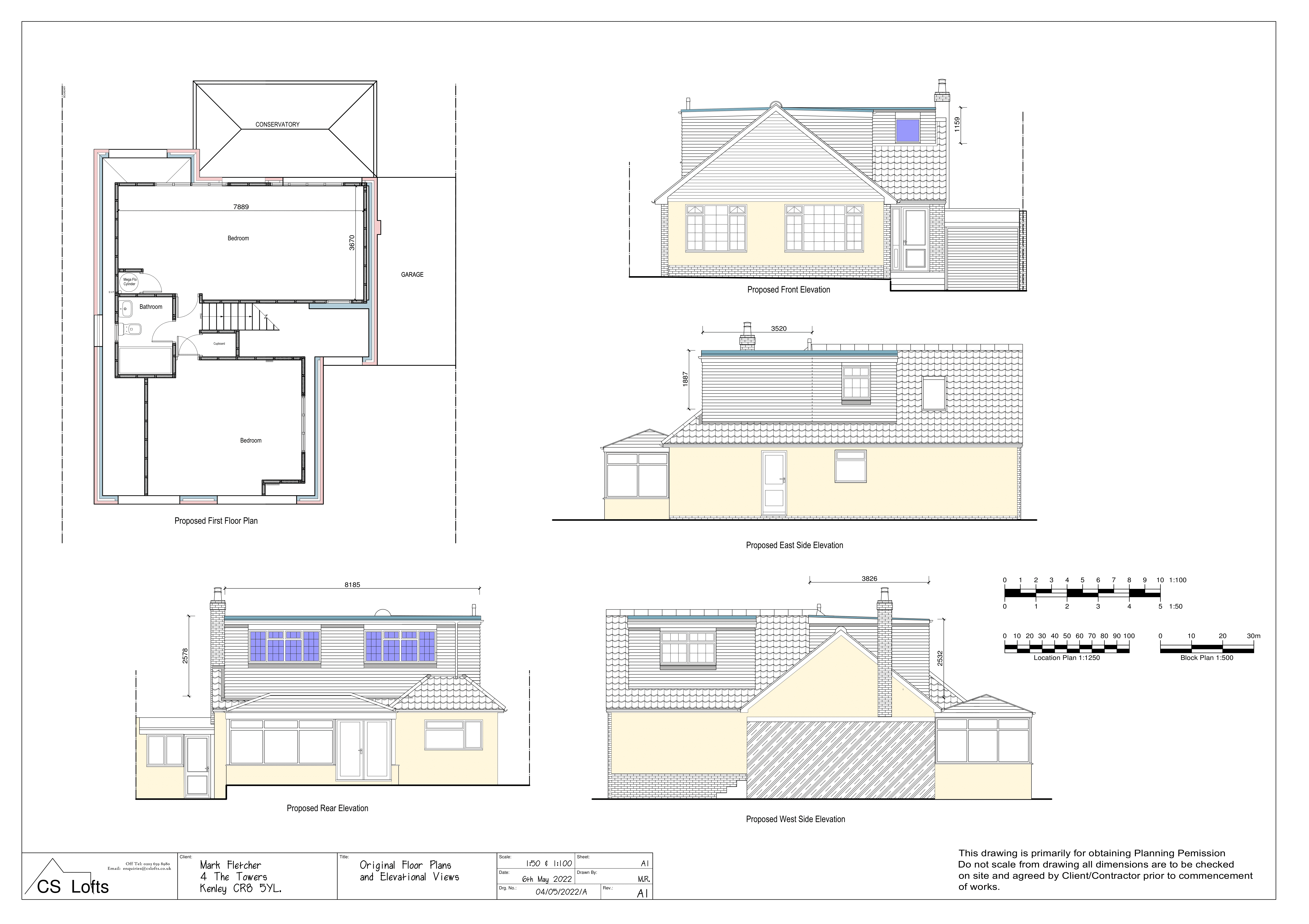 4 The Towers Kenley Proposed Loft Rev A1 1
