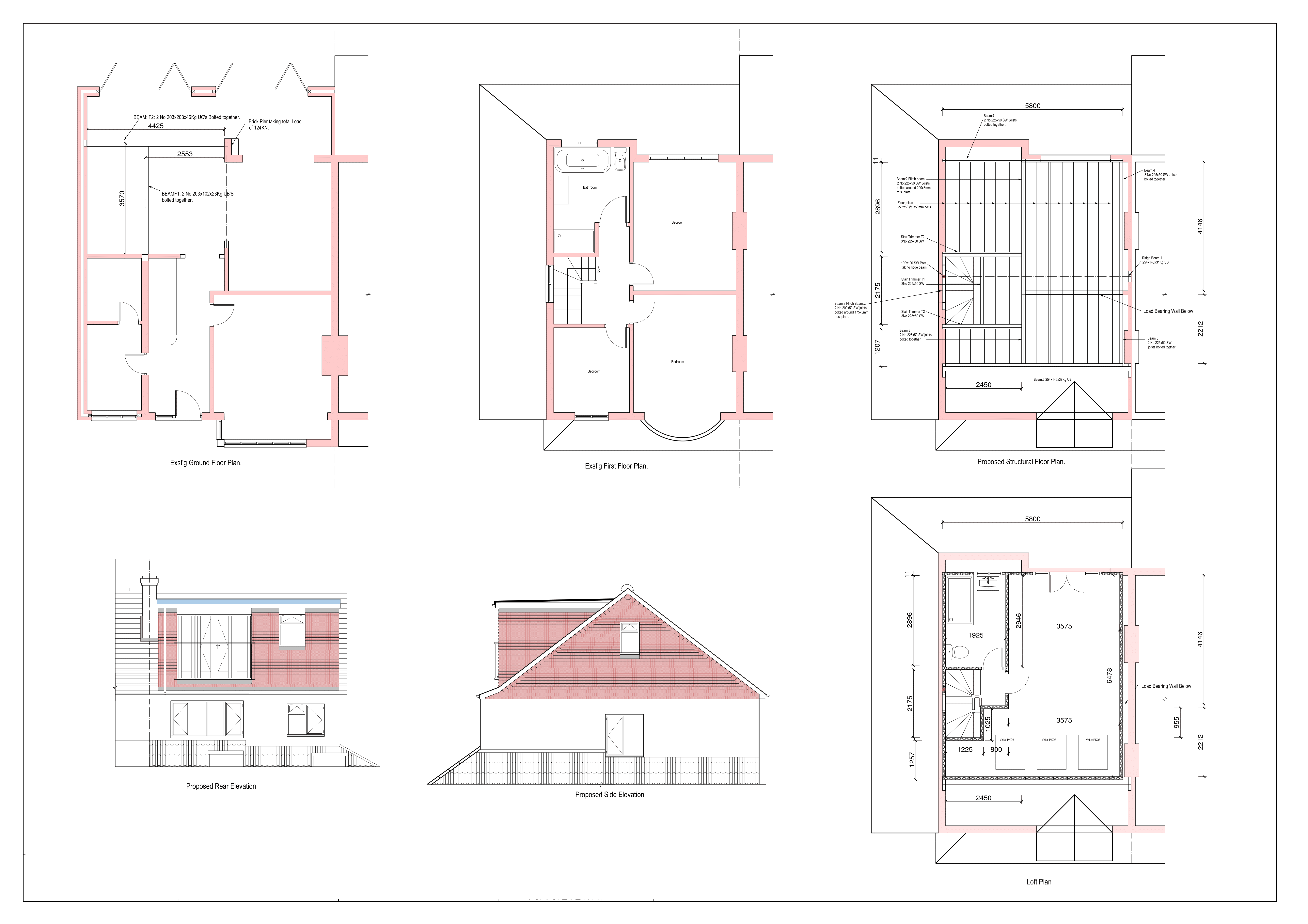 8 EAST DRIVE LOFT Drwg A Anonymised 1