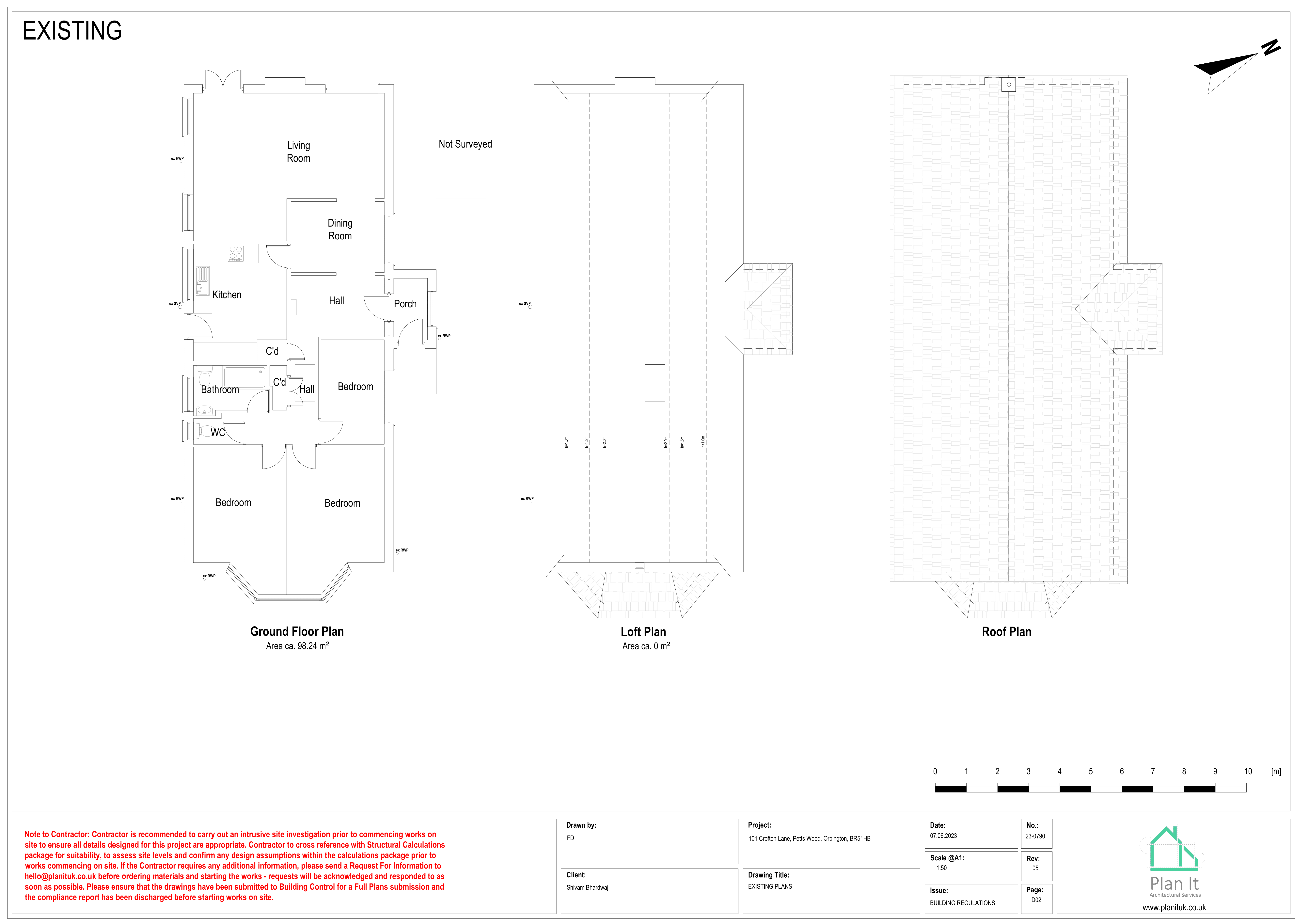 101 Crofton Lane Building Regulations Drawings 07.06.2023 2