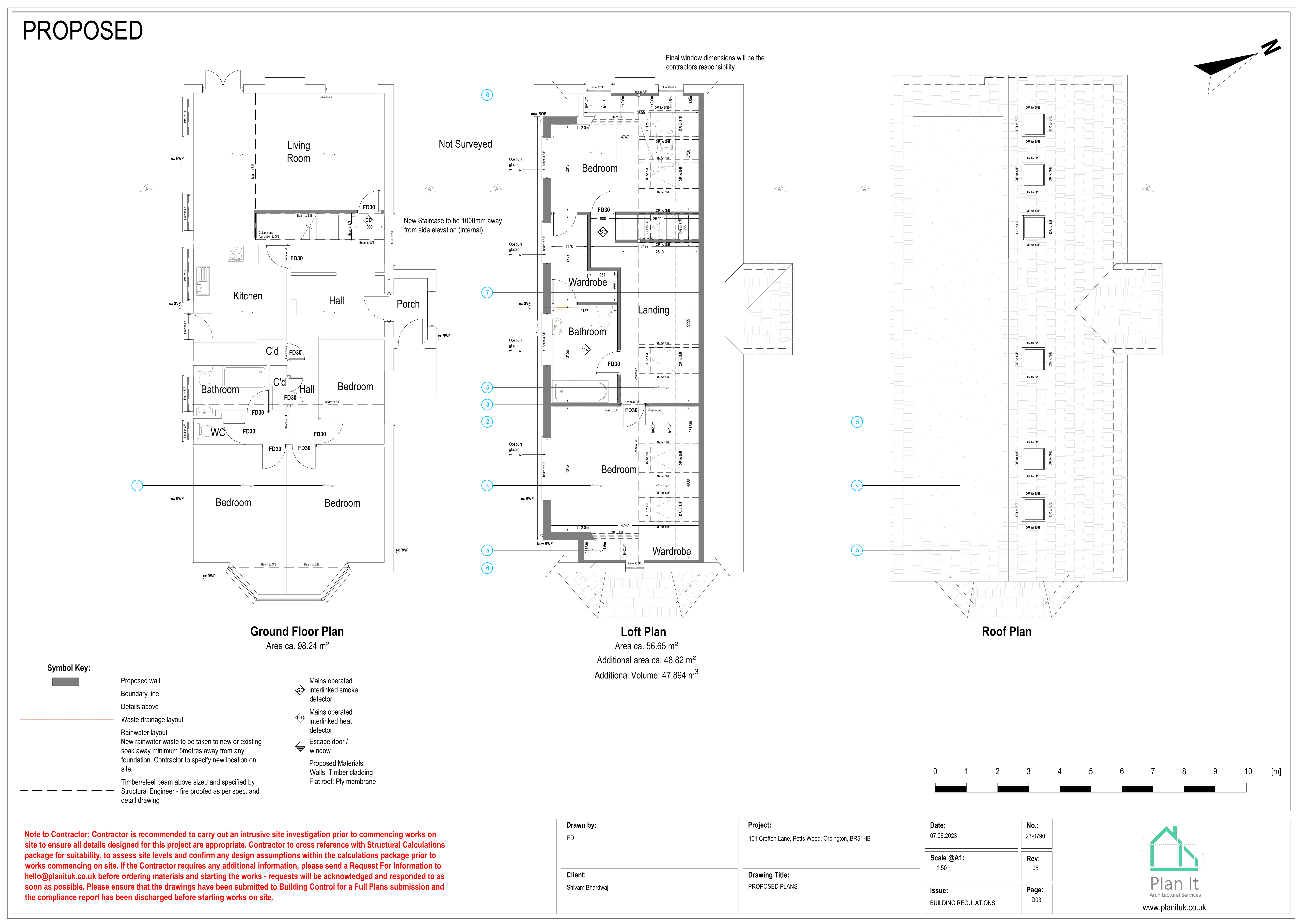 101 Crofton Lane Building Regulations Drawings 07.06.2023 3