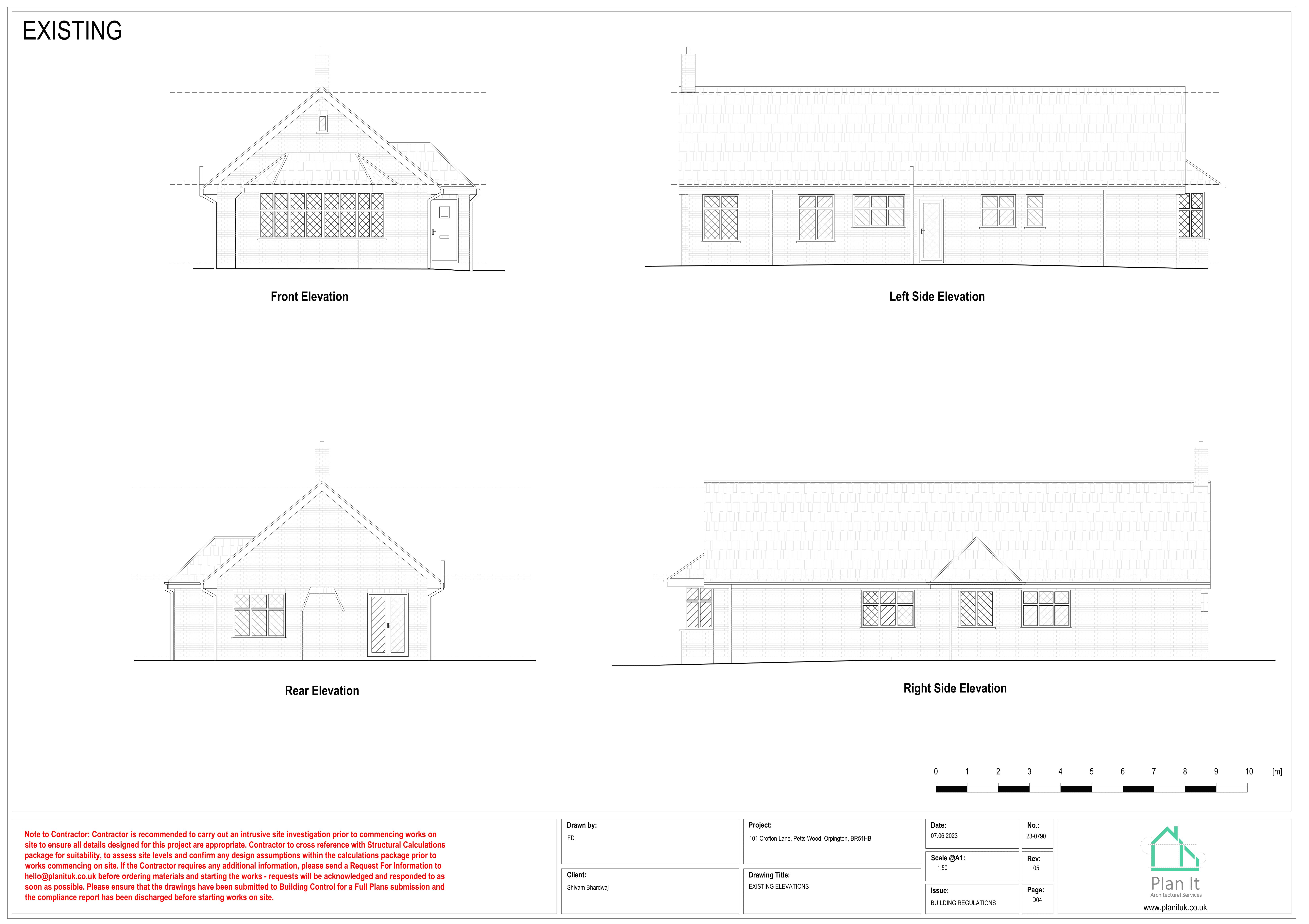 101 Crofton Lane Building Regulations Drawings 07.06.2023 4